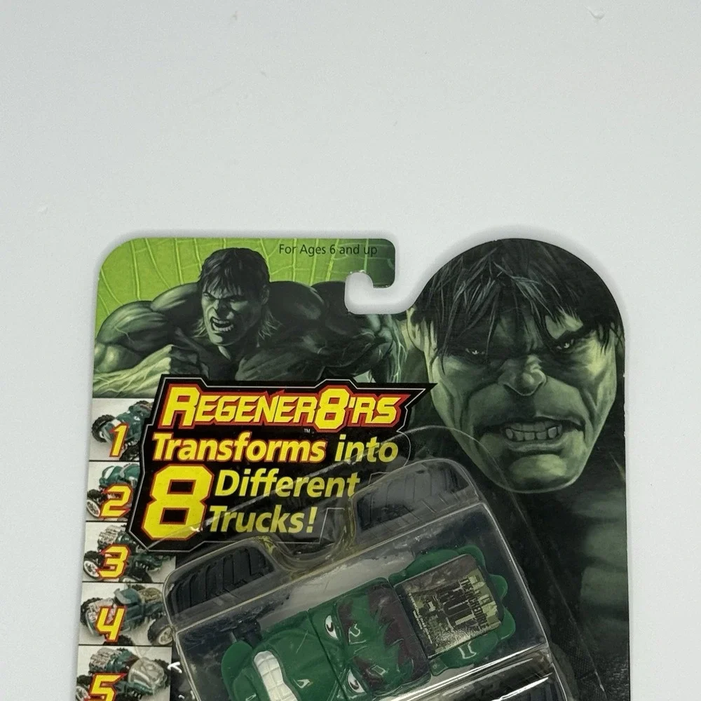 Marvel Regener8'rs 2008 Incredible Hulk Transforming Monster Truck NOS
